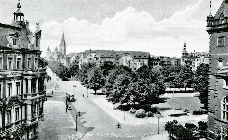 Wrocław dawniej i dziś: pl. Hirszfelda, fotopolska.eu