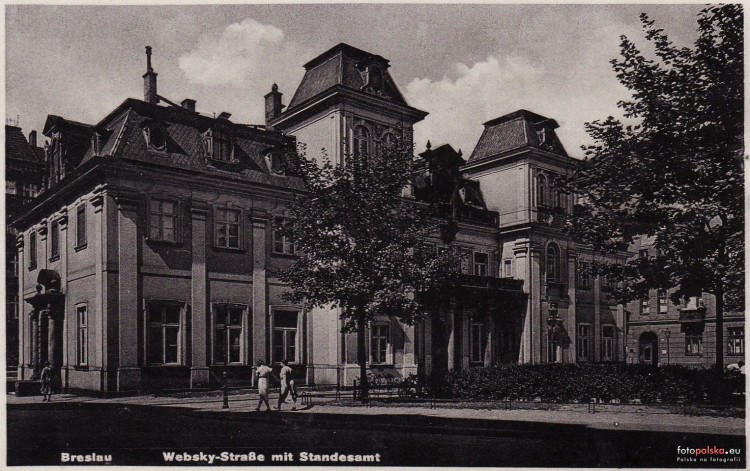 Wrocław dawniej i dziś: Pałac Websky'ego, fotopolska.eu
