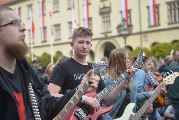 FOTO:Gitarowy Rekord Guinnessa 2017 nie pobity, Wojciech Bolesta