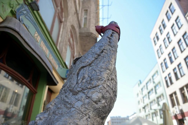 Ktoś zniszczył rzeźbę Krokodyla na Kuźniczej [ZOBACZ ZDJĘCIA], Wojciech Bolesta