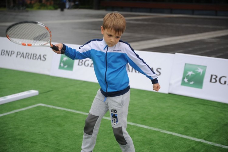 Dzieciaki do Rakiet - tenis ziemny przy Narodowym Forum Muzyki, Wojciech Bolesta