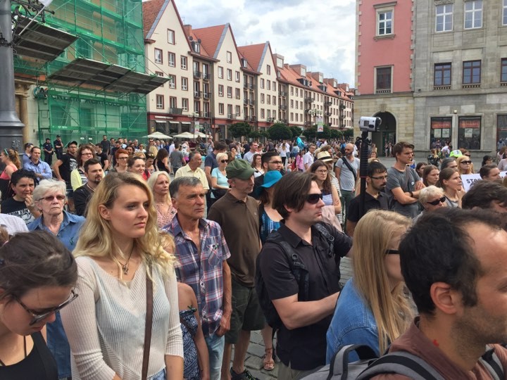 Wrocławianie protestują w obronie Puszczy Białowieskiej, Wojciech Bolesta