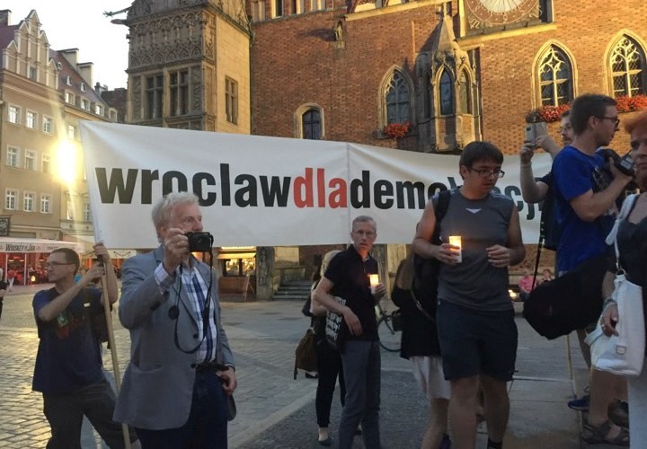 Wrocławianie protestowali w obronie wolnych sądów, Wojciech Bolesta