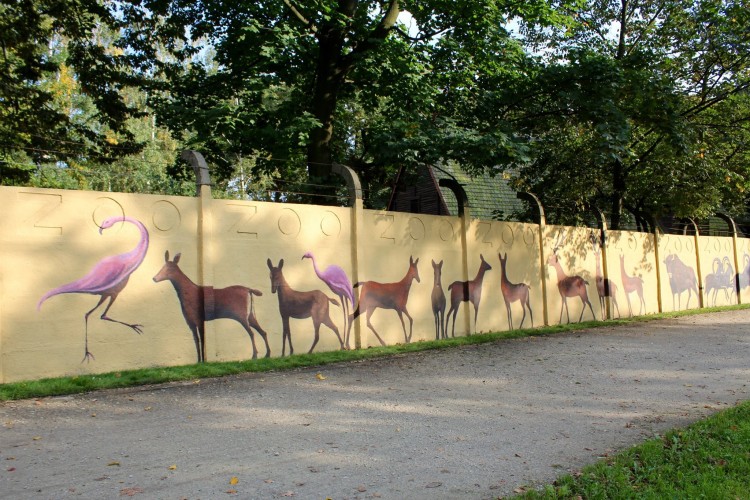 Nowy mural wrocławskiego zoo - w sobotę uroczyste odsłonięcie, Mural ZOO Wrocław