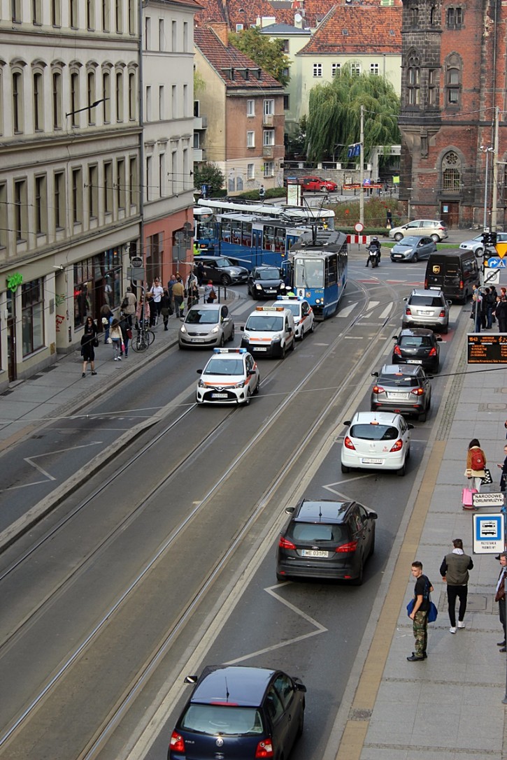 Zderzenie tramwajów w centrum Wrocławia. Są ranni [ZDJĘCIA], Bartosz Senderek