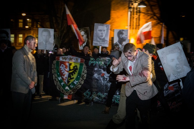 Marsz Pamięci Żołnierzy Wyklętych przeszedł ulicami Wrocławia, Magda Pasiewicz