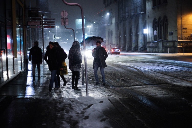 Zima w końcu dotarła do Wrocławia. Fatalne warunki na ulicach i chodnikach, Magda Pasiewicz