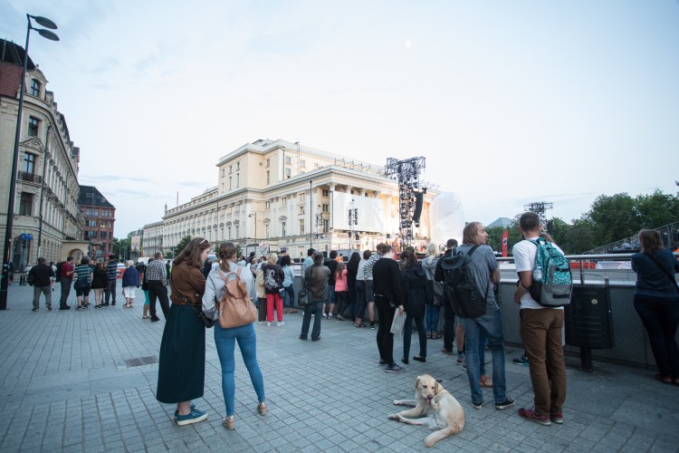 Tłumy na wielkim operowym widowisku na placu Wolności [ZDJĘCIA], Magda Pasiewicz