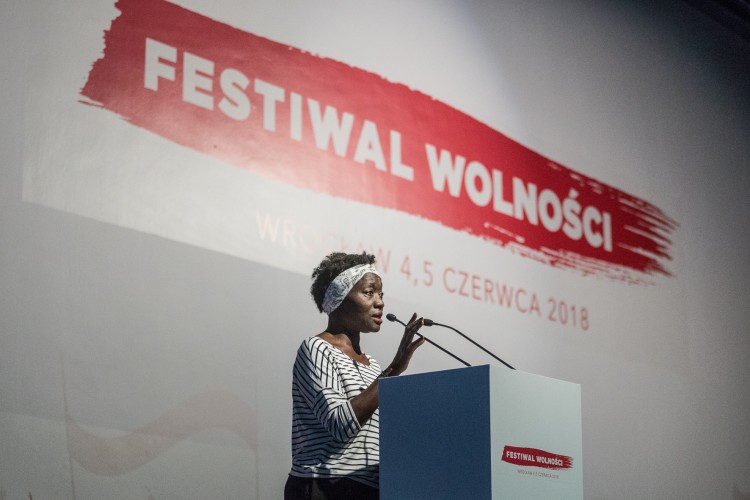 Mocne, antyrządowe słowa na wrocławskim Festiwalu Wolności. „Ich język jest populistyczny i nieznośnie endecki”, Magda Pasiewicz