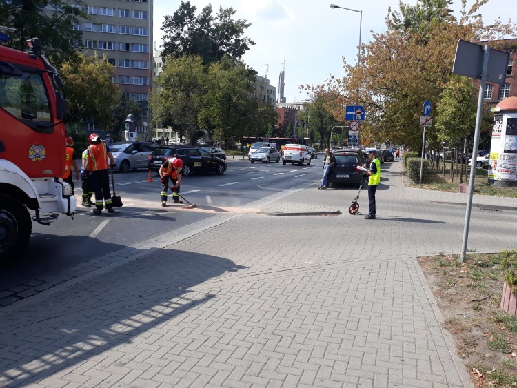 Wypadek na Swobodnej. 26-letni motocyklista trafił do szpitala [ZDJĘCIA], Michał Hernes