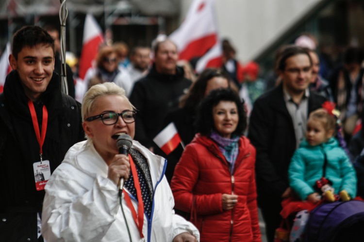 Radosna Parada Niepodległości na ulicach Wrocławia, Magda Pasiewicz