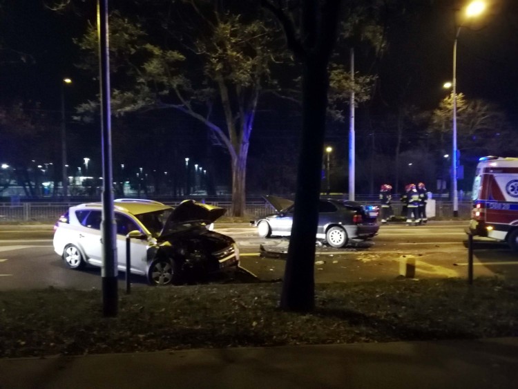 Czołowe zderzenie dwóch samochodów na Wróblewskiego, Paweł Prochowski