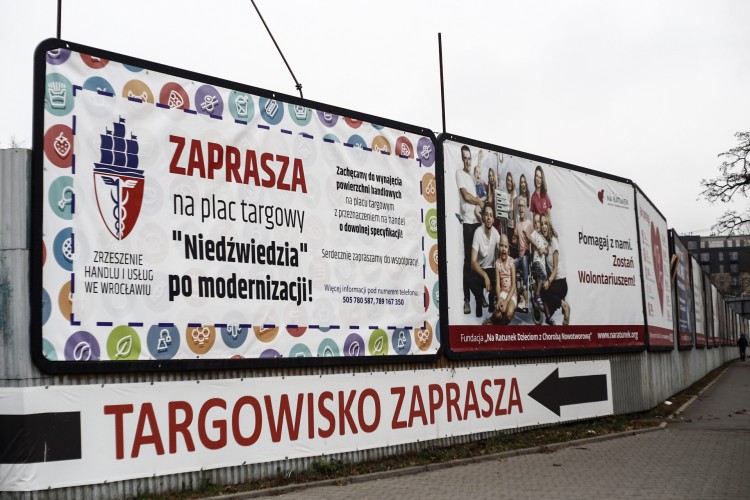 Wrocławskie targowisko w trakcie modernizacji. Nowe pawilony [ZDJĘCIA], Magda Pasiewicz