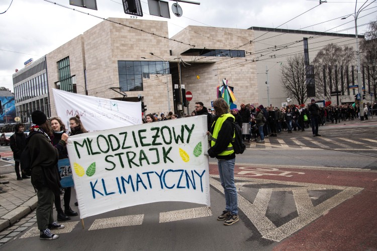 Przez Wrocław przeszedł strajk uczniów i studentów [ZDJĘCIA], Magda Pasiewicz