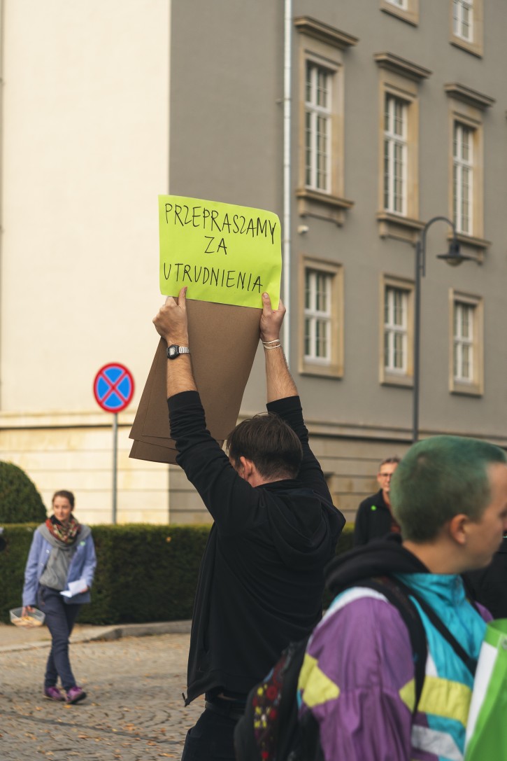 Zablokowali ruch w akcie obywatelskiego nieposłuszeństwa, Katarzyna Sałata