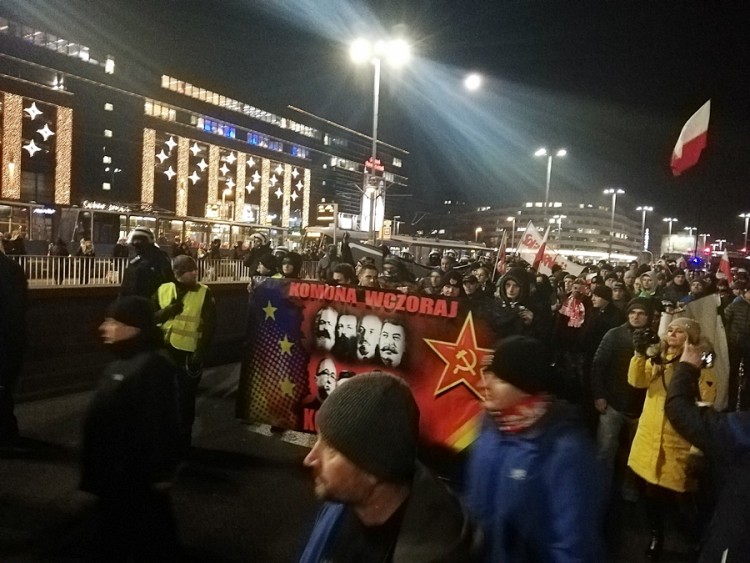 Marsz „Antykomuna” we Wrocławiu. Narodowcy: „Nie ma wolności bez Solidarności” [ZDJĘCIA], Bartosz Senderek