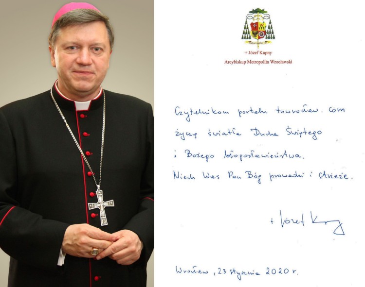 Dzień Pisma Ręcznego. Zobacz, jak piszą znani wrocławianie [RĘKOPISY], Archidiecezja Wrocławska