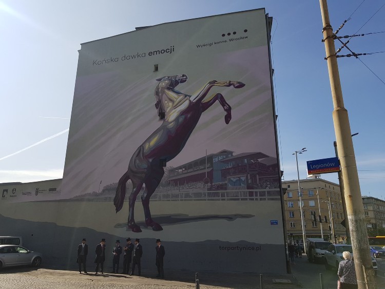 Imponujący mural pokrył ścianę budynku przy ulicy Sądowej [ZDJĘCIA], Aleksander Hutyra