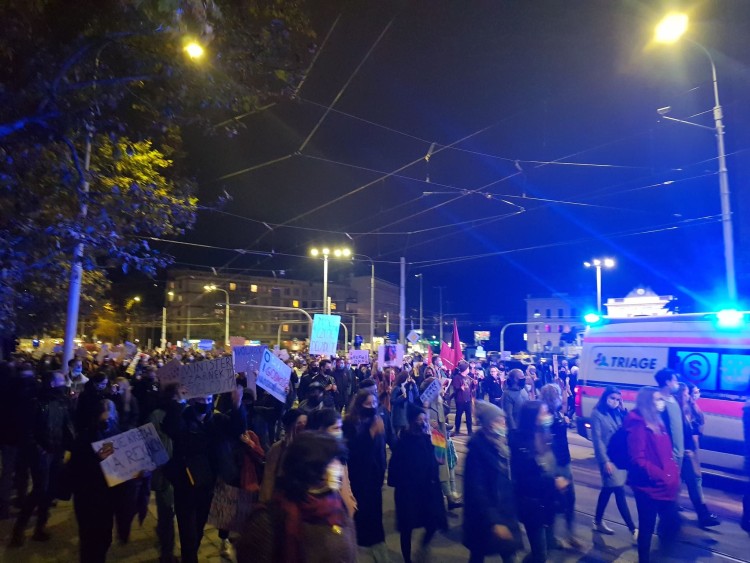 Wrocław opanowany przez demonstrujących. Strajk Kobiet na sześciu trasach [RELACJA], Aleksander Hutyra