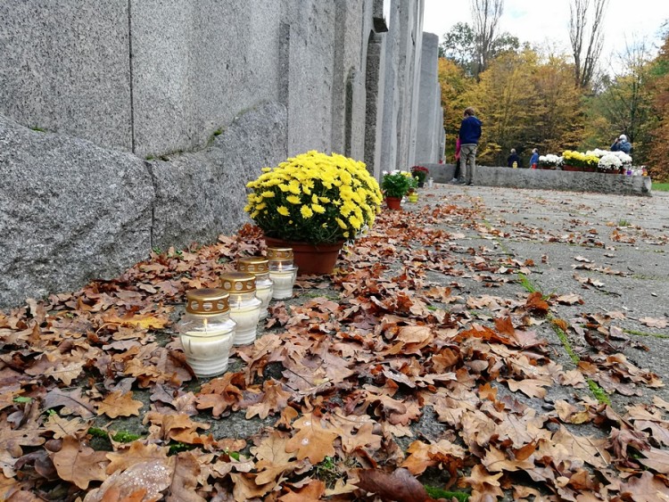 Wrocławianie pamiętają o dawnych mieszkańcach. Przynieśli sporo zniczy i kwiatów [ZDJĘCIA], Bartosz Senderek
