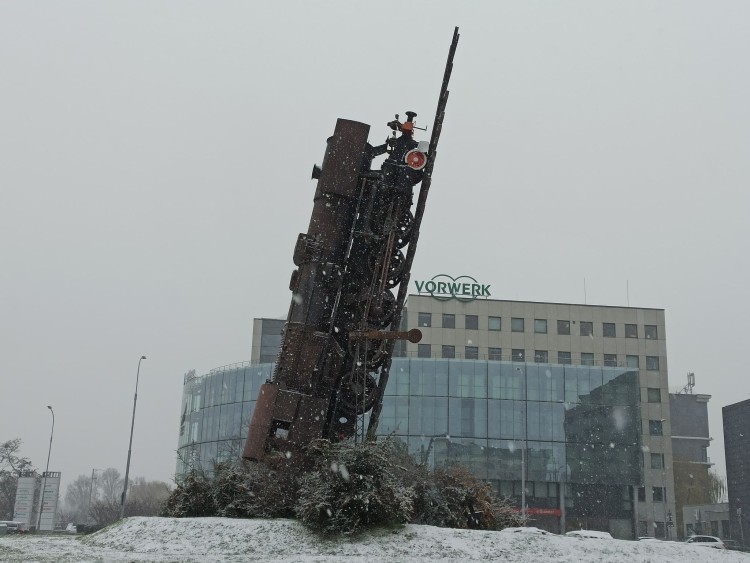 Pierwszy w tym roku atak zimy we Wrocławiu [ZDJĘCIA], Bartosz Królikowski