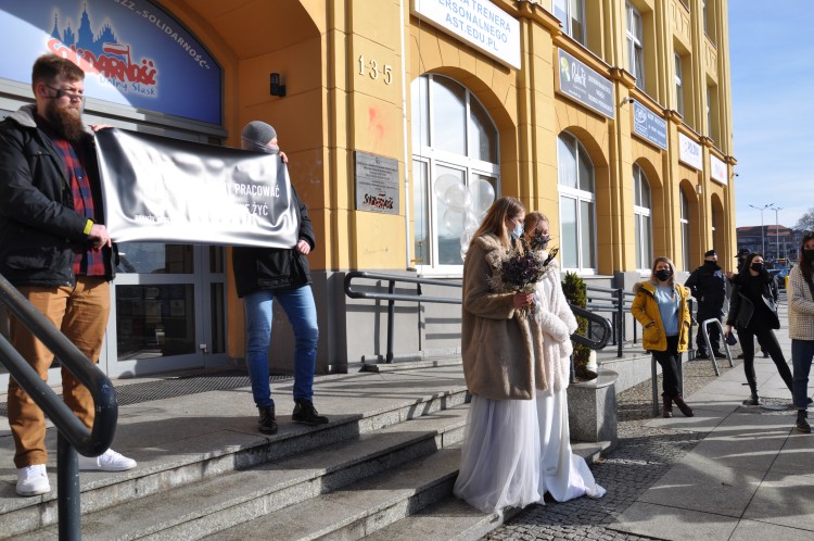 Protest branży weselnej we Wrocławiu, Marta Gołębiowska