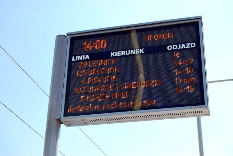 W sobotę nie dowiesz się, czy tramwaj ma spóźnienie, Bartosz Senderek