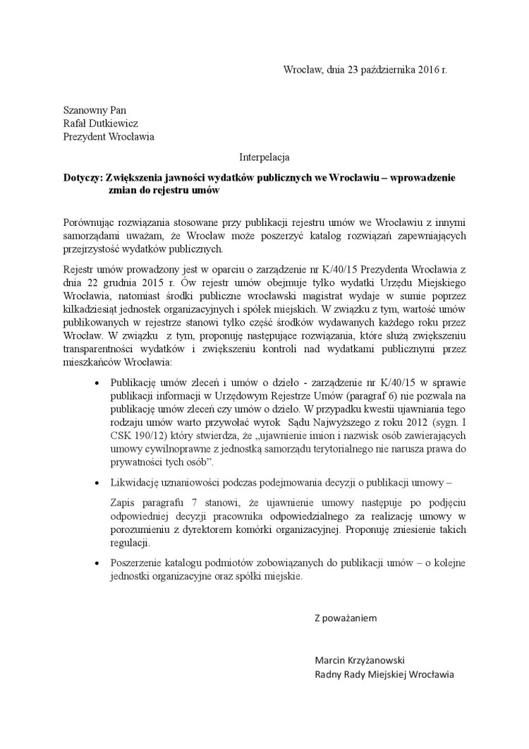 PiS chce pełnej jawności wydatków miejskch, 0