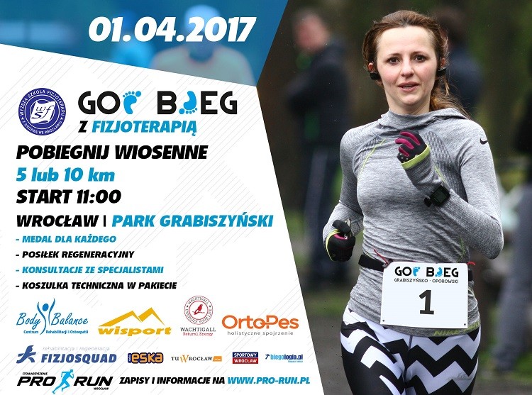 GO! Bieg z Fizjoterapią we Wrocławiu już w sobotę!, Stowarzyszenie Pro-Run