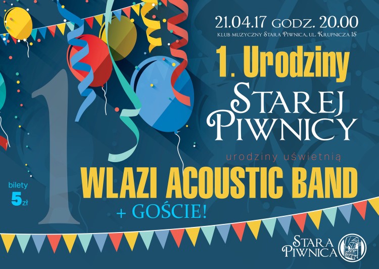 Klub muzyczny Stara Piwnica obchodzi pierwsze urodziny, zbiory organizatora