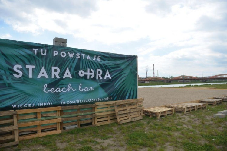 Przy moście Trzebnickim powstają dwie nowe plaże miejskie [ZDJĘCIA], Wojciech Bolesta