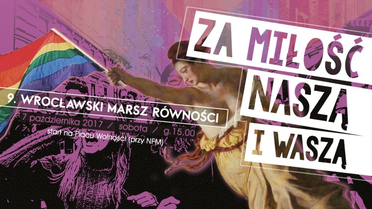 W sobotę przez miasto przejdzie 9. Wrocławski Marsz Równości [TRASA], mat. pras.