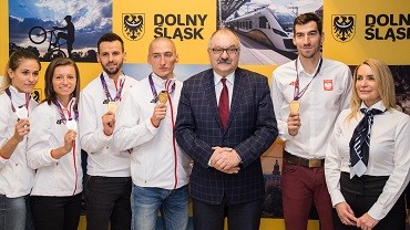 Dolny Śląsk nagradza wrocławskich lekkoatletycznych mistrzów świata [ZDJĘCIA], Magda Pasiewicz