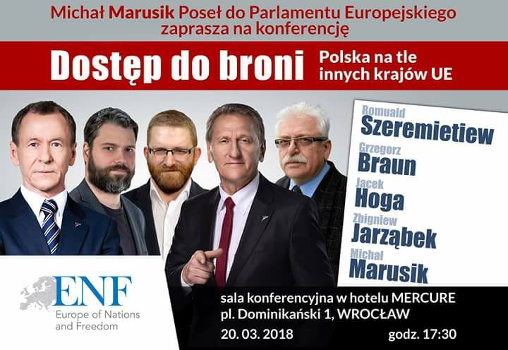 Wrocław: we wtorek konferencja o dostępie do broni, mat. organizatora