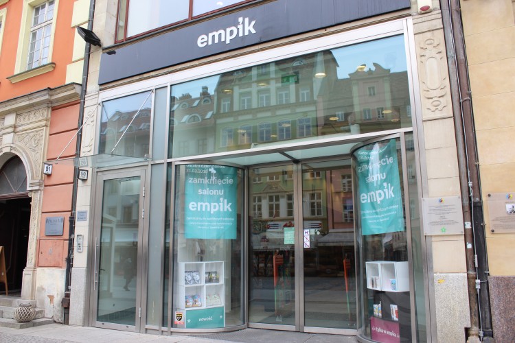 Od kwietnia nie będzie już salonu Empik na wrocławskim Rynku, mgo