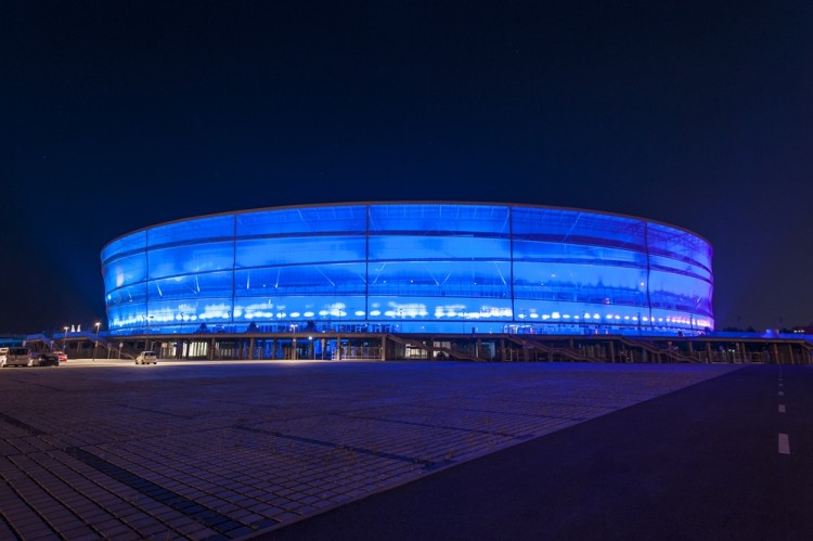 Stadion Wrocław wieczorem zaświeci na niebiesko. Zobacz, dlaczego?, Stadion Wrocław