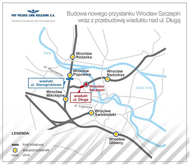 Wrocław: nowy przystanek kolejowy i przebudowa wiaduktu. Jest dofinansowanie, PKP PLK