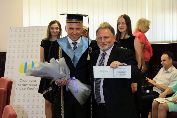 Adam Roczek z tytułem doctora honoris causa Uniwersytetu w Kijowie, materiały prasowe