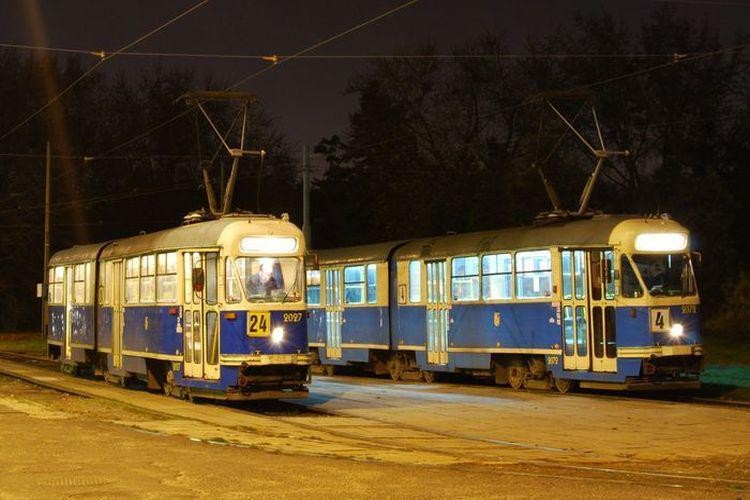 W weekend nocna impreza tramwajowa z okazji 15. rocznicy likwidacji nocnych tramwajów, 0