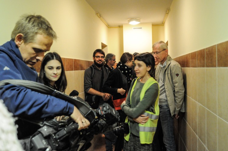 Aktywiści zablokowali kolejną eksmisję z mieszkania [ZDJĘCIA], Magda Pasiewicz