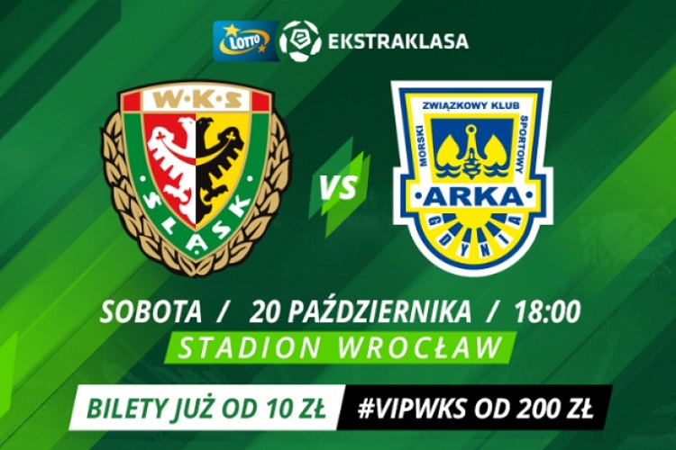Trwa sprzedaż biletów na mecz Śląska Wrocław z Arką Gdynia, 0
