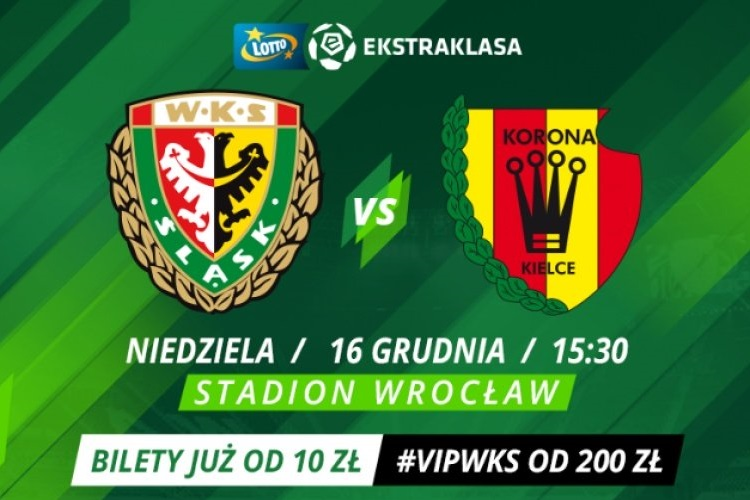 Trwa sprzedaż biletów na mecz Śląska Wrocław z Koroną Kielce, 0