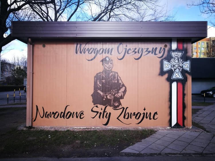 Wrocławski mural już bez hasła 
