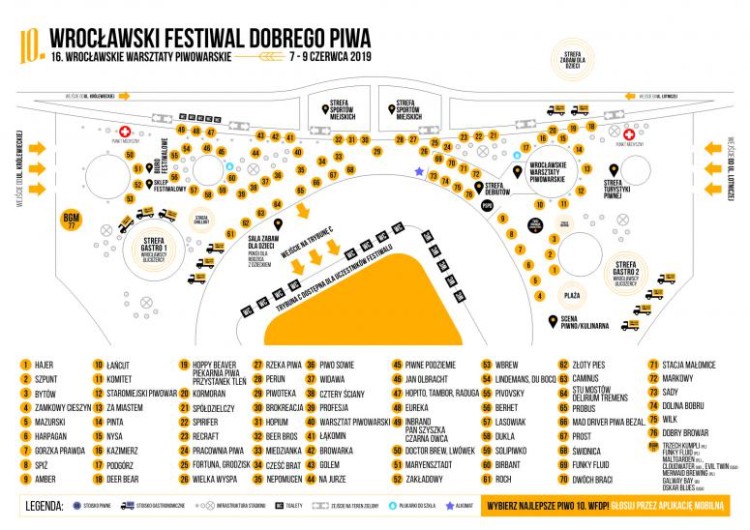 Dziś rusza Wrocławski Festiwal Dobrego Piwa. Zobacz, jakie browary się wystawiają [LISTA, MAPA], mat. organizaotra