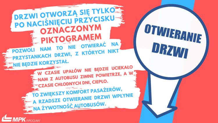 Od niedzieli pasażerowie MPK będą musieli korzystać z „gorących przycisków”, MPK Wrocław