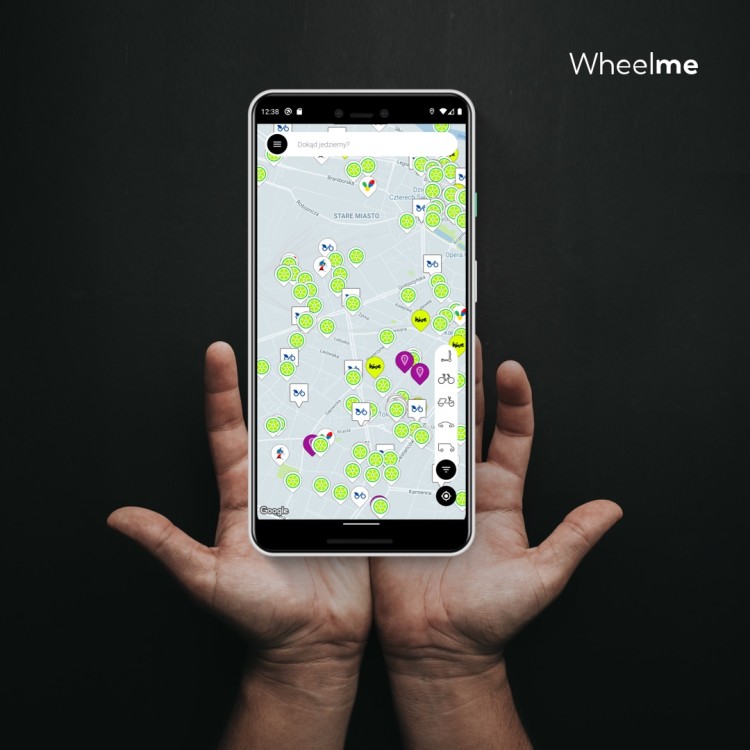 Wheelme jak Google Maps i JakDojade - pozwala zaplanować podróż w mieście, 0