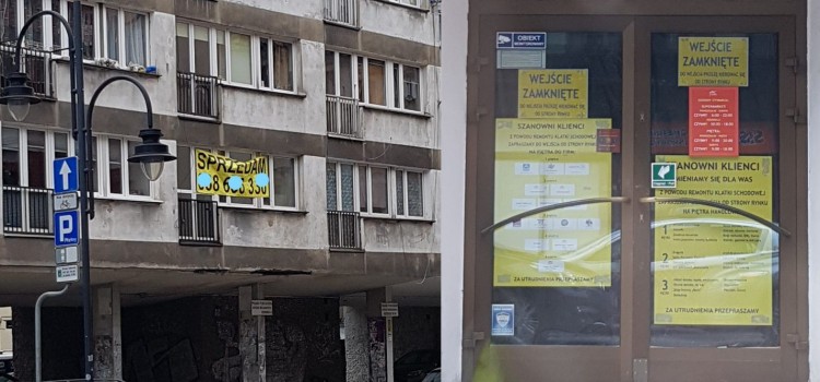 Straż miejska interweniowała na terenie Parku Kulturowego. Szpecące reklamy znikają, SM Wrocław