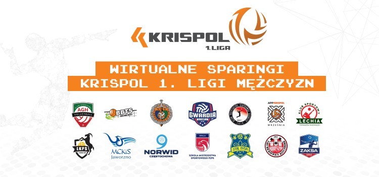 Kluby siatkarskiej KRISPOL 1. Ligi #zostająwdomu, ale nie odpuszczają rozgrywek, materiały prasowe