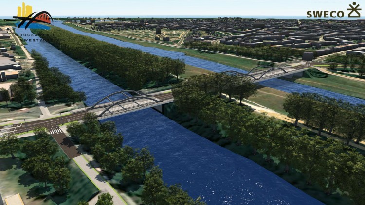 Za dwa lata Wrocław będzie miał dwa nowe mosty. Umowa podpisana [WIZUALIZACJE], Sweco Engineering