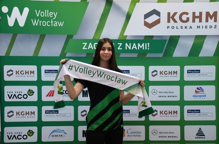 Julia Kleszcz dołącza do seniorek #VolleyWrocław, materiały prasowe